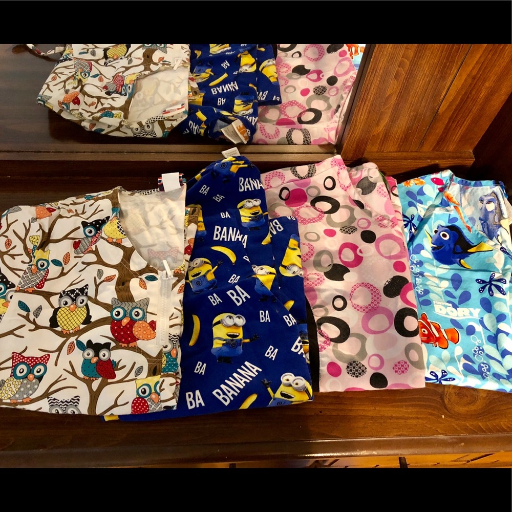 Scrub tops